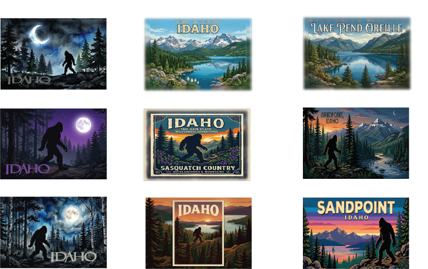 Full Color Wooden Fridge Magnet